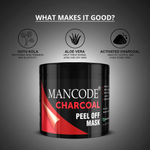 Buy Mancode Charcoal Peel off Mask (100 g) - Purplle