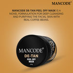 Buy Mancode De-Tan Peel off Mask (100 g) - Purplle