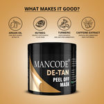 Buy Mancode De-Tan Peel off Mask (100 g) - Purplle