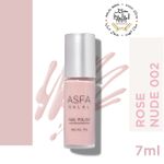 Buy Asfa Halal Nail Polish, Rose Nude 002 (7 ml) - Purplle