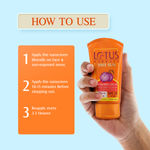 Buy Lotus Herbals Safe Sun Sunscreen Cream - Indian Summer Formula | SPF 30 | PA++ | Non-Greasy | Sweat & Water Resistant | 100 gm - Purplle