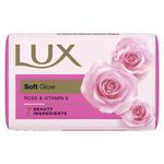 Buy Lux Soft Glow Rose & Vitamin E For Glowing Skin Soap Beauty Soap 150 g - Purplle
