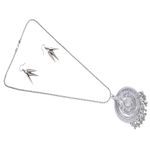 Buy Crunchy Fashion Oxidized German Silver Jewellery set - Purplle