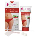 Buy everteen SILKY Hair Removal Cream with Cranberry and Cucumber for Bikini Line & Underarms in Women and Girls | No Harsh Smell, Skin Darkening or Rashes | 1 Pack 50 g with Spatula and Coin Tissues - Purplle
