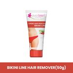 Buy everteen SILKY Hair Removal Cream with Cranberry and Cucumber for Bikini Line & Underarms in Women and Girls | No Harsh Smell, Skin Darkening or Rashes | 1 Pack 50 gm with Spatula and Coin Tissues - Purplle