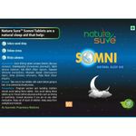 Buy Nature Sure SOMNI Natural Sleep Aid Daily Herbal Supplement for Men and Women - 1 Pack (90 Tablets) - Purplle