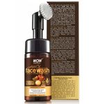 Buy WOW Skin Science Moroccan Argan Oil Foaming Face Wash with Built-in Brush - (100 ml) - Purplle