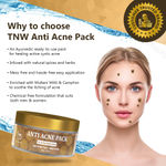 Buy TNW - The Natural Wash Anti-Acne face pack for acne and pimple 50gm - Purplle