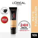 Buy L'Oreal Paris Infallible 24H Matte Cover Liquid Foundation, 105 Fair Linen (35 ml) - Purplle