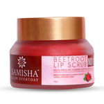 Buy Samisha Organic Beetroot Lip Lightening Scrub For Dark Spots Removal, Soft & Hydrated Lips (30 g) - Purplle