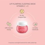 Buy Dot & Key LIP PLUMPING SLEEPING MASK Vitamin C + E MINI, 15ml, Lip mask for dry lips (15 ml) - Purplle