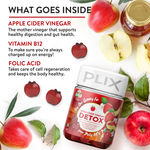 Buy PLIX Apple Cider Vinegar Weight Control Gummies | 30 ACV Gummies Pack of 1 | Helps Suppress Appetite, Vegan B12 Vitamin And Folic Acid Enriched - Purplle