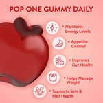 Buy PLIX Apple Cider Vinegar Weight Control Gummies | 30 ACV Gummies Pack of 1 | Helps Suppress Appetite, Vegan B12 Vitamin And Folic Acid Enriched - Purplle