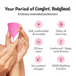 Buy Plush 100% Reusable Menstrual Cup with Cotton Carry Pouch | Size – Small | Special Stem for Easy Removal | Zero Rashes - Purplle