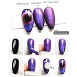 Buy Venalisa 9D Cat Eye Nail Gel Polish Galaxy Magnetic UV / LED Soak Off 7.5ml 9D Art Polish Galaxy Magnetic UV LED Gel Nail polish (V-9D-7.5ml-J09) - Purplle