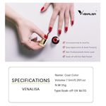 Buy VENALISA Gel Nail Polish 7.5ml UV LED Soak Off Gel Polish Starter Manicure Kit Suitable to DIY at Home Nail Art Salon (Ven-7.5ml-914) - Purplle