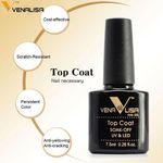 Buy VENALISA Gel Nail Polish 7.5ml UV LED Soak Off Gel Polish Starter Manicure Kit Suitable to DIY at Home Nail Art Salon (Ven-7.5ml-Top) - Purplle