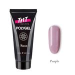 Buy TNT Poly Nail Gel 30ml Nail Art French Nail Constraction Builder Jelly Poly Gel Nail UV LED Quick Extension Gel -TNT-Purple (Mauve) - Purplle