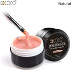 Buy GDCOCO UV Gel 15ml Nail Art Natural Camouflage Color Hard Builder Building Extend Nail Quick Gel (GDCOCO_Natural) - Purplle