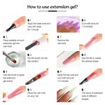 Buy GDCOCO UV Gel 15ml Nail Art Natural Camouflage Color Hard Builder Building Extend Nail Quick Gel (GDCOCO_Natural) - Purplle