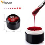Buy Venalisa Luxury Red Series Nail Gel Varnish Painting Gel Soak Off UV LED Nail Lacquer Pure Color Gel (V-RLS-5ml-H78) - Purplle