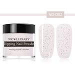 Buy NICOLE DIARY 10g Dipping Nail Powder Holographic Glitter Shining Natural Dry Without Lamp Cure Nail Art (ND-10g-D02) - Purplle