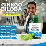 Buy Healthmeds Ginkgo Biloba With Brahmi for Ultimate Health & Nutrition Supplements For Healthy Brain & Rejuvanation (For Men & Women) - 60 Capsules - Purplle