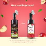 Buy WOW Apple Cider Vinegar Foaming Face Wash - No Parabens, Sulphate and Silicones (With Built-In Brush), 150 ml - Purplle