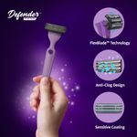 Buy Bombay Shaving Company Defender For Her Body Razor & Sensitive Cartridges Combo (Pack of 2) 200 gm - Purplle