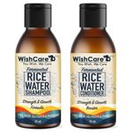 Buy WishCare Fermented Rice Water Shampoo & Conditioner - Miniature Hair Care Kit - Strength & Growth Formula - 25 Ml each - Purplle