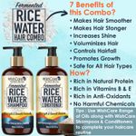 Buy WishCare Fermented Rice Water Shampoo & Conditioner - Miniature Hair Care Kit - Strength & Growth Formula - 25 Ml each - Purplle