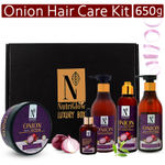 Buy NutriGlow NATURAL'S Onion Combo of 5: Hair Shampoo (300ml)/ Hair Conditioner (300ml)/ Hair Oil (100ml)/ Hair Mask (200gm) & Hair Re-Growth Booster (50ml) - Purplle