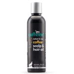 Buy mCaffeine Coffee Scalp & Hair Oil (200 ml) for Boosting Hair Growth | Coffee Oil With Redensyl | Lightweight & Non Sticky | Strengthens Hair and Nourishes Scalp | SLS Free - Purplle