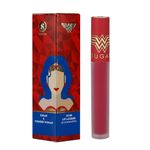 Buy SUGAR X Wonder Woman 24-Hr Lip Lacquer - 05 Dominatrix - Purplle