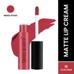 Buy Swiss Beauty Soft Matte Lip Cream - Vivid-Red (6 ml) - Purplle