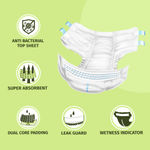 Buy Pee Safe Adult Diaper | Medium - Large | Waist Size 71-114 cm (28"-45") | High Absorbency 10 Pcs - Purplle