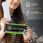 Buy Pee Safe Aloe Vera Panty Liners (Pack of 50 Liners) | Curvy Design For Extra Comfort | Cottony-Soft Surface With 185 mm Wide Optimal Coverage - Purplle