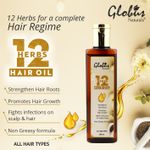 Buy Globus Naturals 12 Herbs Hair Growth Oil - Purplle