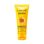 Buy Lakme Sun Expert Gel light Sunscreen, SPF 50 PA+++ | Broad spectrum UVA/B protection | Blue light protection | No White Cast | for all dry, oily, normal skin| Matte Finish | 50 gm - Purplle