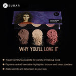 Buy SUGAR Cosmetics Contour De Force Face Palette - 02 Vivid Victory - Purplle