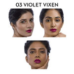 Buy SUGAR Cosmetics Plush Crush Creme Crayon Lipstick - 03 Violet Vixen Warm Purple with hints of pink (1.8 g) - Purplle