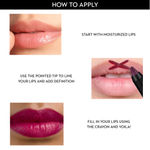 Buy SUGAR Cosmetics Plush Crush Creme Crayon Lipstick - 03 Violet Vixen Warm Purple with hints of pink (1.8 g) - Purplle
