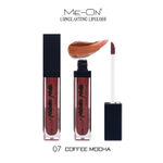 Buy Me-On Long Lasting Metallic matte Lip Gloss Shade#Coffee Mocha 4g - Purplle
