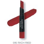 Buy Me-On Super Stay Matte Lipstick Shade#Rich Red (2 g) - Purplle
