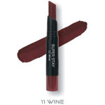 Buy Me-On Super Stay Matte Lipstick Shade#Wine (2 g) - Purplle