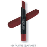Buy Me-On Super Stay Matte Lipstick Shade#Pure Garnet(2 g) - Purplle