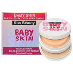 Buy Kiss Beauty 2in1 Baby Skin Compact Powder 20gm - Purplle