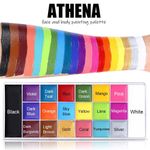 Buy UCANBE Athena Painting Palette Professional Face & Body Paint Oil-Halloween Face Body Art Party Fancy Makeup 168g - Purplle