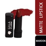 Buy Gala of London Mini Matte Lipstick - 09 Maroon, 1.2gm - Purplle