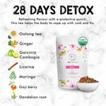 Buy TeaTreasure 28 Days Detox with Garcinia Combogia and Oolong Tea for Weight Management, Belly Fat and Skin Glow - 100 Gm - Purplle